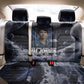 Mae Jemison Back Car Seat Cover with Space Portrait Design, Science Has No Boundaries Quote and DNA Book Elements - African Pride