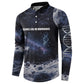 Mae Jemison Button Sweatshirt with Space Portrait Design, Science Has No Boundaries Quote and DNA Book Elements