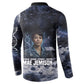 Mae Jemison Button Sweatshirt with Space Portrait Design, Science Has No Boundaries Quote and DNA Book Elements