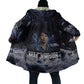 Mae Jemison Cloak with Space Portrait Design, Science Has No Boundaries Quote and DNA Book Elements - African Pride