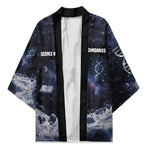 Mae Jemison Kimono with Space Portrait Design, Science Has No Boundaries Quote and DNA Book Elements - African Pride