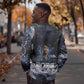Mae Jemison Sweatshirt with Space Portrait Design, Science Has No Boundaries Quote and DNA Book Elements - African Pride