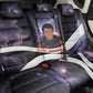 Mae Jemison Back Car Seat Cover Cartoon Astronaut Portrait, The Sky Is Not the Limit Quote and Galaxy Dreamer - African Pride