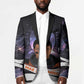 Mae Jemison Blazer Cartoon Astronaut Portrait, The Sky Is Not the Limit Quote and Galaxy Dreamer - African Pride