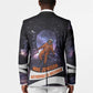 Mae Jemison Blazer Cartoon Astronaut Portrait, The Sky Is Not the Limit Quote and Galaxy Dreamer - African Pride
