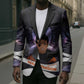 Mae Jemison Blazer Cartoon Astronaut Portrait, The Sky Is Not the Limit Quote and Galaxy Dreamer - African Pride