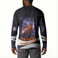Mae Jemison Button Sweatshirt Cartoon Astronaut Portrait, The Sky Is Not the Limit Quote and Galaxy Dreamer
