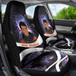 Mae Jemison Car Seat Cover Cartoon Astronaut Portrait, The Sky Is Not the Limit Quote and Galaxy Dreamer - African Pride