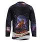 Mae Jemison Hockey Jersey Cartoon Astronaut Portrait, The Sky Is Not the Limit Quote and Galaxy Dreamer - African Pride