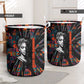 Chimamanda Ngozi Adichie Laundry Basket with Monochrome Portrait, The Danger of a Single Story Quote - African Pride
