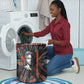 Chimamanda Ngozi Adichie Laundry Basket with Monochrome Portrait, The Danger of a Single Story Quote - African Pride