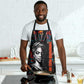 Chimamanda Ngozi Adichie Apron with Monochrome Portrait, The Danger of a Single Story Quote - African Pride