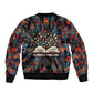 Chimamanda Ngozi Adichie Bomber Jacket with Monochrome Portrait, The Danger of a Single Story Quote - African Pride
