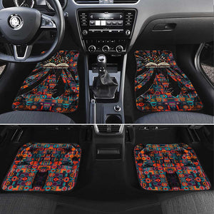 Chimamanda Ngozi Adichie Car Mats with Monochrome Portrait, The Danger of a Single Story Quote - African Pride