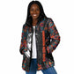 Chimamanda Ngozi Adichie Padded Jacket with Monochrome Portrait, The Danger of a Single Story Quote - African Pride