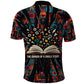 Chimamanda Ngozi Adichie Polo Shirt with Monochrome Portrait, The Danger of a Single Story Quote - African Pride