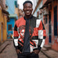Chimamanda Ngozi Adichie Bomber Jacket with Bold Red Portrait, We Should All Be Feminists Quote - African Pride