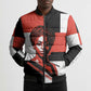 Chimamanda Ngozi Adichie Bomber Puffer Jacket with Bold Red Portrait, We Should All Be Feminists Quote - African Pride