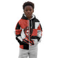 Chimamanda Ngozi Adichie Kid Hoodie with Bold Red Portrait, We Should All Be Feminists Quote - African Pride