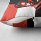 Chimamanda Ngozi Adichie Pillow Cover with Bold Red Portrait, We Should All Be Feminists Quote - African Pride