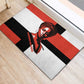 Chimamanda Ngozi Adichie Rubber Doormat with Bold Red Portrait, We Should All Be Feminists Quote - African Pride