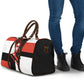Chimamanda Ngozi Adichie Travel Bag with Bold Red Portrait, We Should All Be Feminists Quote - African Pride