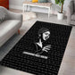 Chimamanda Ngozi Adichie Area Rug with Expressive Speaking Portrait, Stories Shape Reality - African Pride