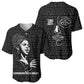 Chimamanda Ngozi Adichie Baseball Jersey with Expressive Speaking Portrait, Stories Shape Reality - African Pride