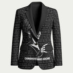 Chimamanda Ngozi Adichie Blazer with Expressive Speaking Portrait, Stories Shape Reality - African Pride