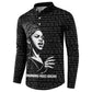 Chimamanda Ngozi Adichie Button Sweatshirt with Expressive Speaking Portrait, Stories Shape Reality