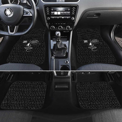 Chimamanda Ngozi Adichie Car Mats with Expressive Speaking Portrait, Stories Shape Reality - African Pride