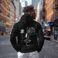 Chimamanda Ngozi Adichie Hoodie with Expressive Speaking Portrait, Stories Shape Reality - African Pride