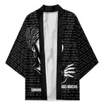 Chimamanda Ngozi Adichie Kimono with Expressive Speaking Portrait, Stories Shape Reality - African Pride