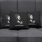 Chimamanda Ngozi Adichie Pillow Cover with Expressive Speaking Portrait, Stories Shape Reality - African Pride