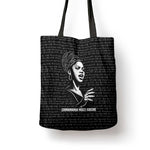 Chimamanda Ngozi Adichie Tote Bag with Expressive Speaking Portrait, Stories Shape Reality - African Pride
