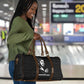 Chimamanda Ngozi Adichie Travel Bag with Expressive Speaking Portrait, Stories Shape Reality - African Pride