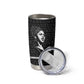 Chimamanda Ngozi Adichie Tumbler Cup with Expressive Speaking Portrait, Stories Shape Reality - African Pride
