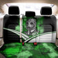 Garrett Morgan Back Car Seat Cover with Gas Mask Invention Illustration, Inventing to Save Lives Quote - African Pride
