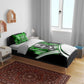 Garrett Morgan Bedding Set with Gas Mask Invention Illustration, Inventing to Save Lives Quote - African Pride