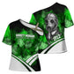 Garrett Morgan Cross Shoulder Shirt with Gas Mask Invention Illustration, Inventing to Save Lives Quote - African Pride