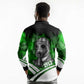 Garrett Morgan Long Sleeve Polo Shirt with Gas Mask Invention Illustration, Inventing to Save Lives Quote - African Pride