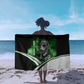 Garrett Morgan Sarong with Gas Mask Invention Illustration, Inventing to Save Lives Quote - African Pride
