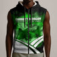 Garrett Morgan Sleeveless Zip Hoodie with Gas Mask Invention Illustration, Inventing to Save Lives Quote - African Pride