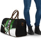 Garrett Morgan Travel Bag with Gas Mask Invention Illustration, Inventing to Save Lives Quote - African Pride