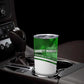 Garrett Morgan Tumbler Cup with Gas Mask Invention Illustration, Inventing to Save Lives Quote - African Pride