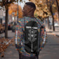 Garrett Morgan Sweatshirt with Full Body Portrait, Stop Wait Go Quote, Traffic Light Design - African Pride