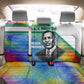 Garrett Morgan Back Car Seat Cover with Real Impact Quote, Black Inventor Portrait and Vibrant Watercolor - African Pride