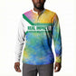 Garrett Morgan Button Sweatshirt with Real Impact Quote, Black Inventor Portrait and Vibrant Watercolor