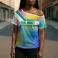 Garrett Morgan Cross Shoulder Shirt with Real Impact Quote, Black Inventor Portrait and Vibrant Watercolor - African Pride