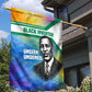 Garrett Morgan Garden Flag with Real Impact Quote, Black Inventor Portrait and Vibrant Watercolor - African Pride